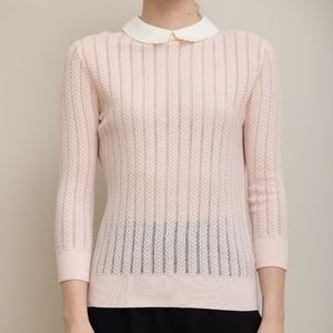Ted Baker, knit top, size 1, pink